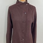 Karen Hart Faux Suede Leather Coat Photo 2