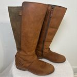 Teva  De La Vina Dos Tall Bison Waterproof Leather Brown Over the Knee Boots Photo 3
