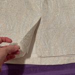 Taylor vintage cream & silver wiggle dress w/ gorgeous faux stones on front EVC Size 2 Photo 11