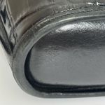 Brighton Black Leather Croc Print Bucket Purse Bag Photo 6