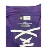 NFL Minnesota Vikings Fanatics Women's Bling Athena Jersey Style Lace-up T-Shirt Photo 1