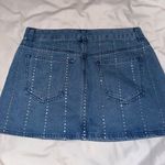 Forever 21 Denim Rhinestone Mini Skirt Photo 2