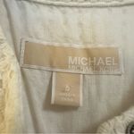 MICHAEL Michael Kors White Eyelet Sleeveless Button Down Shirt Dress 6 Photo 3