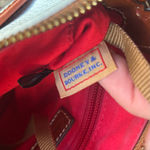 Dooney & Bourke Authentic  White Pebbled Leather Logo zip top crossbody Photo 11