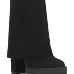 I.N.C. Black Platform Ankle Boots Size 7 Photo 0