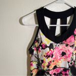 FILA Sport Athletic Dress Black Pink Floral M Photo 4