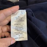 Betsey's Boutique Sweater Womens Medium Long Sleeve Pullover Textured sleeve top Blue Size 8 Photo 4