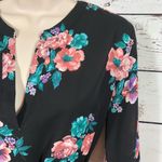 Forever 21  Black & Pink Floral Tunic Dress Photo 3