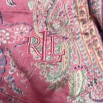 Ralph Lauren COPY - Lauren  Paisley Button Up Flannel Shirt PJ Top size large Photo 5
