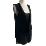 Kenneth Cole  Collection Women Size XS Blouse Black Sleeveless (27-119P) Photo 1