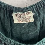 Magic Green button down tank top, Free Size, with beautiful design and bow on the back Photo 2