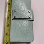 Kate Spade Leather Pebbled Medium Wallet Seafoam Green Great condition Early 90s Photo 14