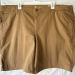 Carhartt Women's Plus Original Fit Crawford Short in Kaki Size 24W Photo 0