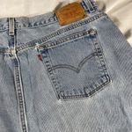 Levi's Vintage 550 Jeans Women's 24W USA Relaxed Tapered Light Wash Distressed Photo 7