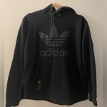 Adidas  Logo Black Hoodie Photo 0