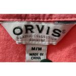 Orvis  3/4 Sleeve Notch Neck Tunic Top Casual Comfy Salmon‎ Pink Photo 3
