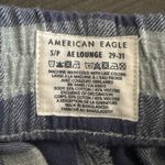 American Eagle Heritage Buffalo Plaid Flannel Pajama Pant Small Spellout Holiday Photo 5