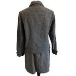 J.Jill grey speckle woolen skirt jacket‎ 2pc suit size 8P vintage Gray Photo 4