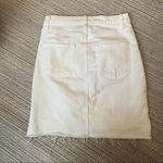 Wilfred  Free white denim skirt. Frayed hem size 2 Photo 1