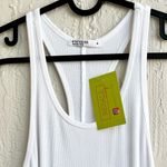 Stateside  supima cotton racer tank maxi white dress medium Photo 2
