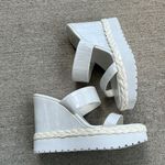 Jennifer Lopez JLO White Wedges NEW Photo 3