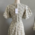 Dear Georgie Elizabeth Dress in Leaves Size‎ Small NWT 100% Cotton Gray Photo 6