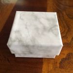 Women’s teardrop cubic zirconia 18kt gold vermeil square cut cocktail ring 6 NIB Photo 11