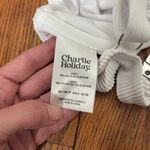 Charlie Holiday  Lula Bra Bikini Top Ribbed White size 6 Photo 5