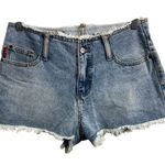 Vintage LEI Riding Wear Denim Cutoff Shorts Size 11 Made in USA Blue Photo 0