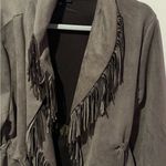 Alice Blue  Gray Fringe Teddy Jacket Photo 4
