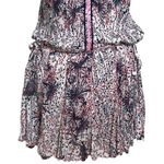 Poupette St Barth Nola Mini Dress Geometric Print Women’s Size Small Racerback White Photo 4