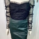 VICI Benefit Polka Dot Ruched Gathered Sleeve Mesh Tulle Top by Free the Roses Photo 12