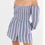 Hollister  Off The Shoulder Romper Sz S Photo 0