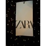 ZARA NEW Skort XL Extra Large Black White Peasant BOHO Mini Polka Dot Tiers Photo 4