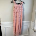 Anthropologie ‎ Line and Dot pink lace jumpsuit size small Photo 3