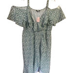 BloomChic Daisy Print Off The shoulder Mock V Wrap Dress Sz 14 Photo 0