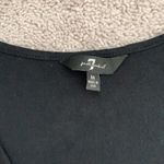 7 For All Mankind Black Sheer Tank Top Lace M Photo 3