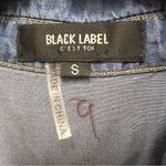 Black Label  Embroidered Appliqué Long Sleeve Button-down Shirt size small Photo 4