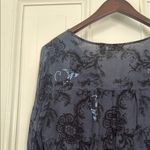 Hinge Black Blouse Photo 9