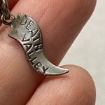 Vintage Sterling Silver Covered Wagon Death Valley Souvenir Charm Pendant Photo 3