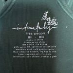 Free People Intimately Green Sleeveless High Neck Racerback Crop Tank Top M/L Photo 2
