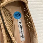 Charles David  Tan Flats with Perforated Design Photo 5