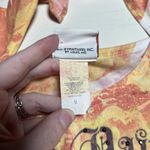 VTG Harley Davidson R.K Stratman Women's‎ M Orange Yellow Tie Back T Shirt Size M Photo 2