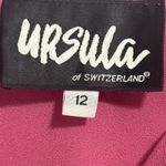 Vintage Ursula of Switzerland Pink Layered Tank Top 12 Coquette Handkerchief Hem Size L Photo 5