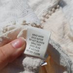 Adiva Size Extra Small XS Light Cream White Crochet Boho Retro Festival Texture Photo 1