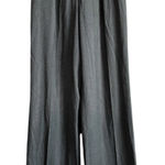 Babaton  Cascade Pants Womens Size 8 Pleated Gray Herringbone High Rise Wide Leg Photo 0