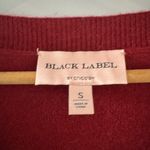 Chico's Black Label‎  V-Neck Cashmere Sweater Womens Small Brick Red Quiet Luxury Photo 2