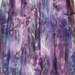 SunnyRight Flutter Sleeve Rhinestone Embellished Purple Dress Women’s Medium Pink Photo 7