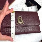Steve Madden Burgundy Leather Wallet Wristlet Photo 22