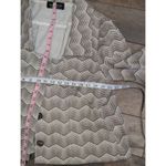 Hilton Hollis Chevron Cropped Jacket Capelet Designer Retro Mod Italian Fabric L Black Size L Photo 5